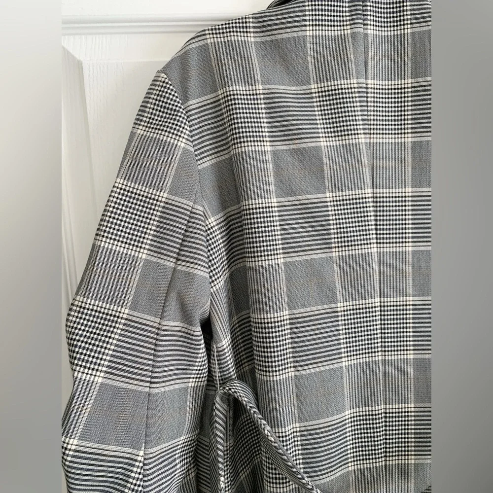 NWT J.ing plaid belted women’s trench coat - Picture 15 of 16